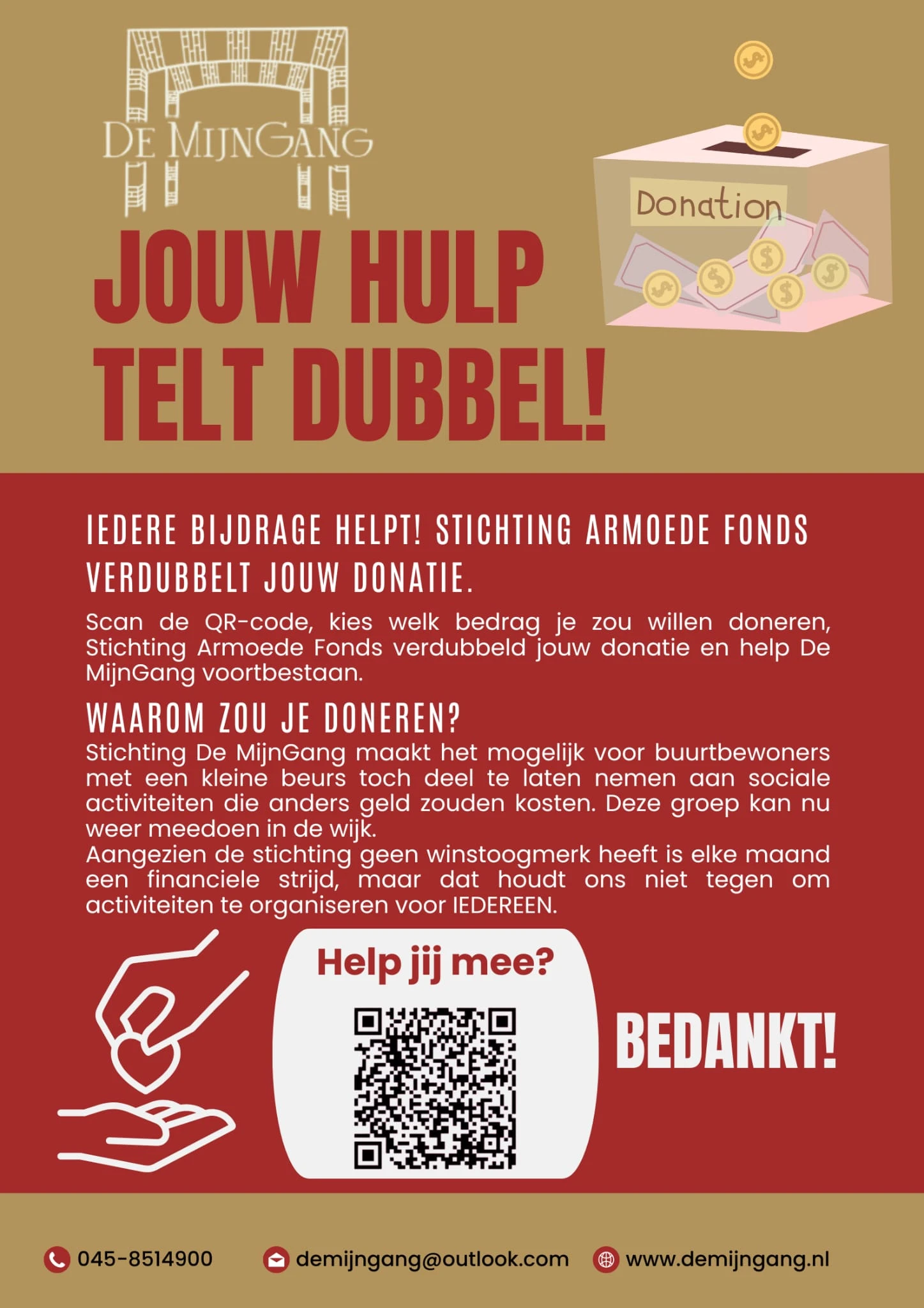 Stichting Armoede Fonds verdubbelingsactie